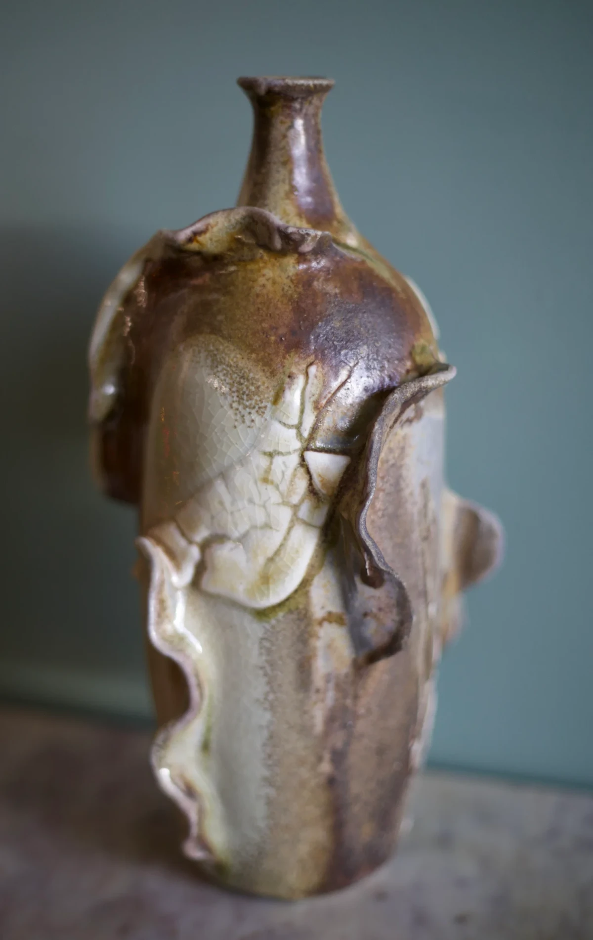 Ripple Vase by Stoneware by Susannah Wilson