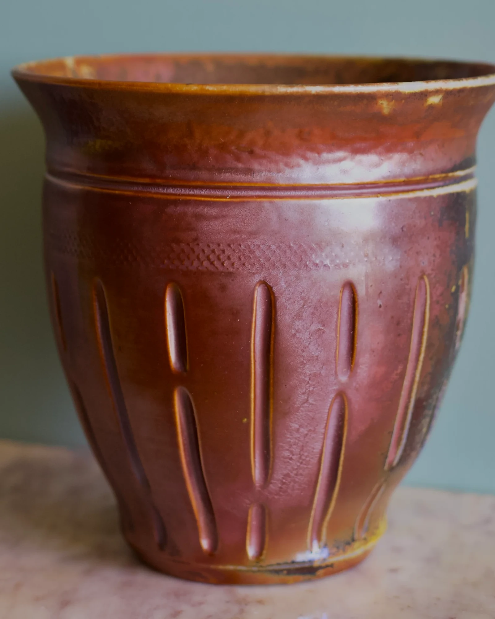 Decorative Planter by Stoneware by Susannah Wilson