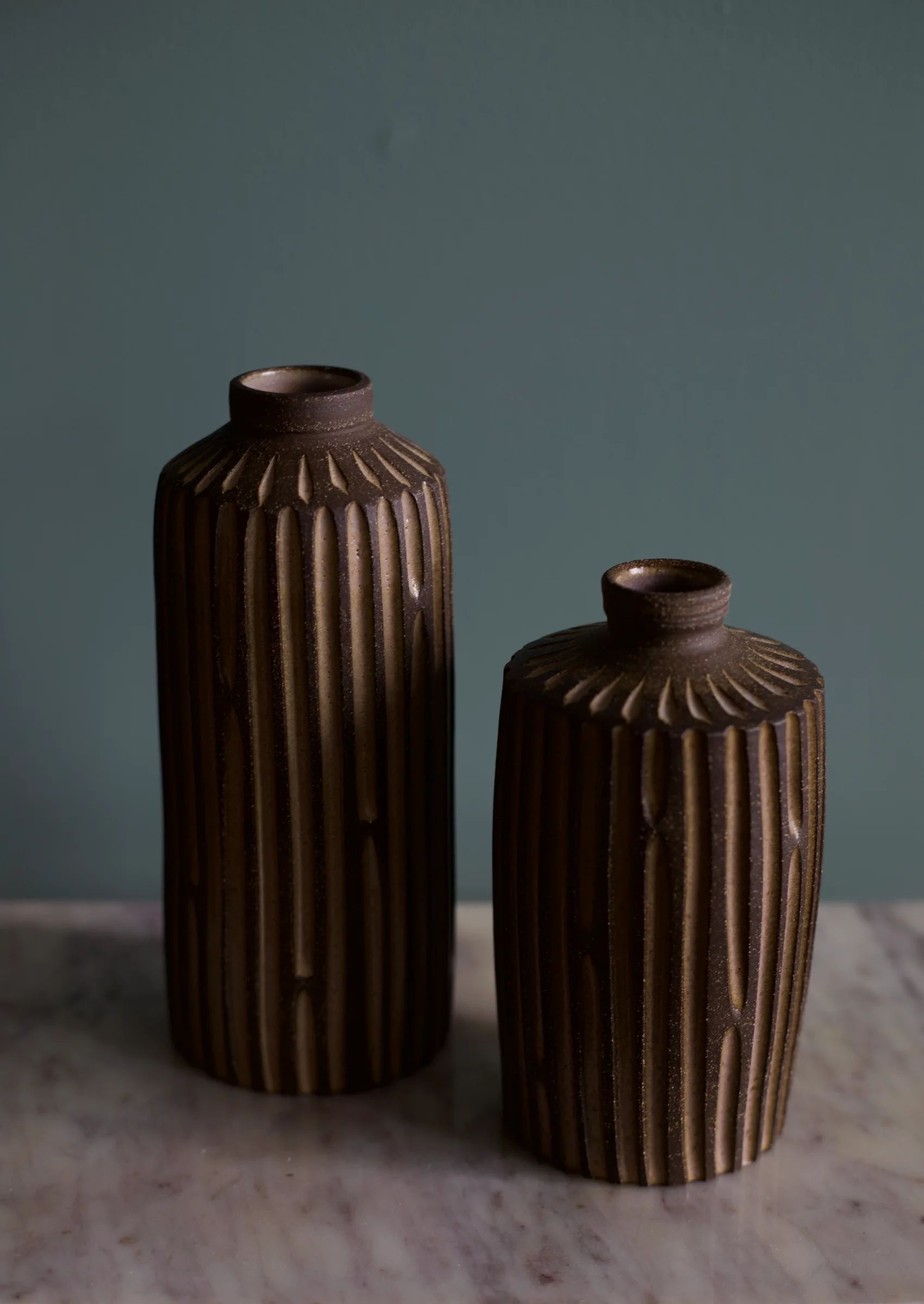 Carved Vertical Vase 4