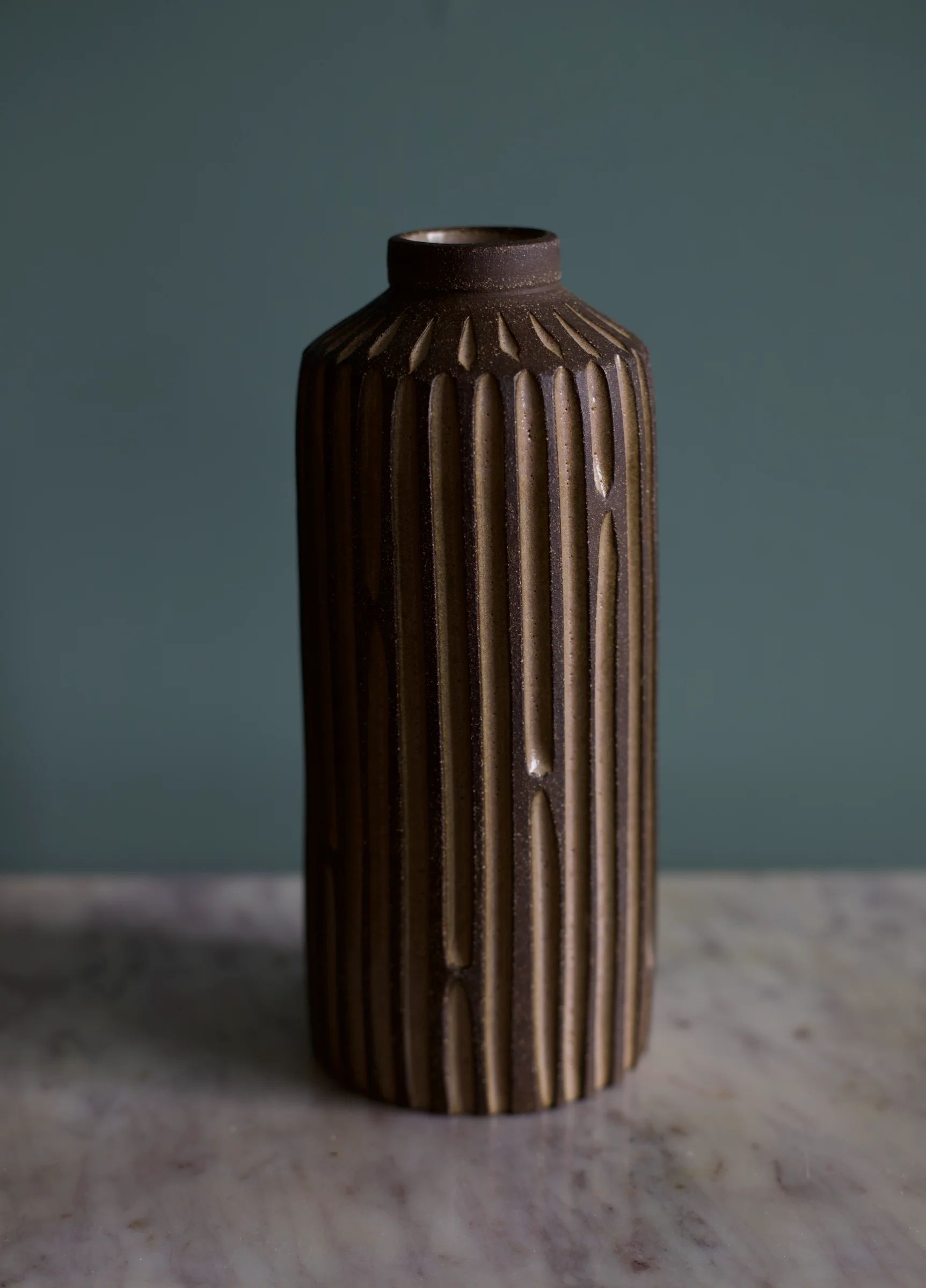 Carved Vertical Vase 5