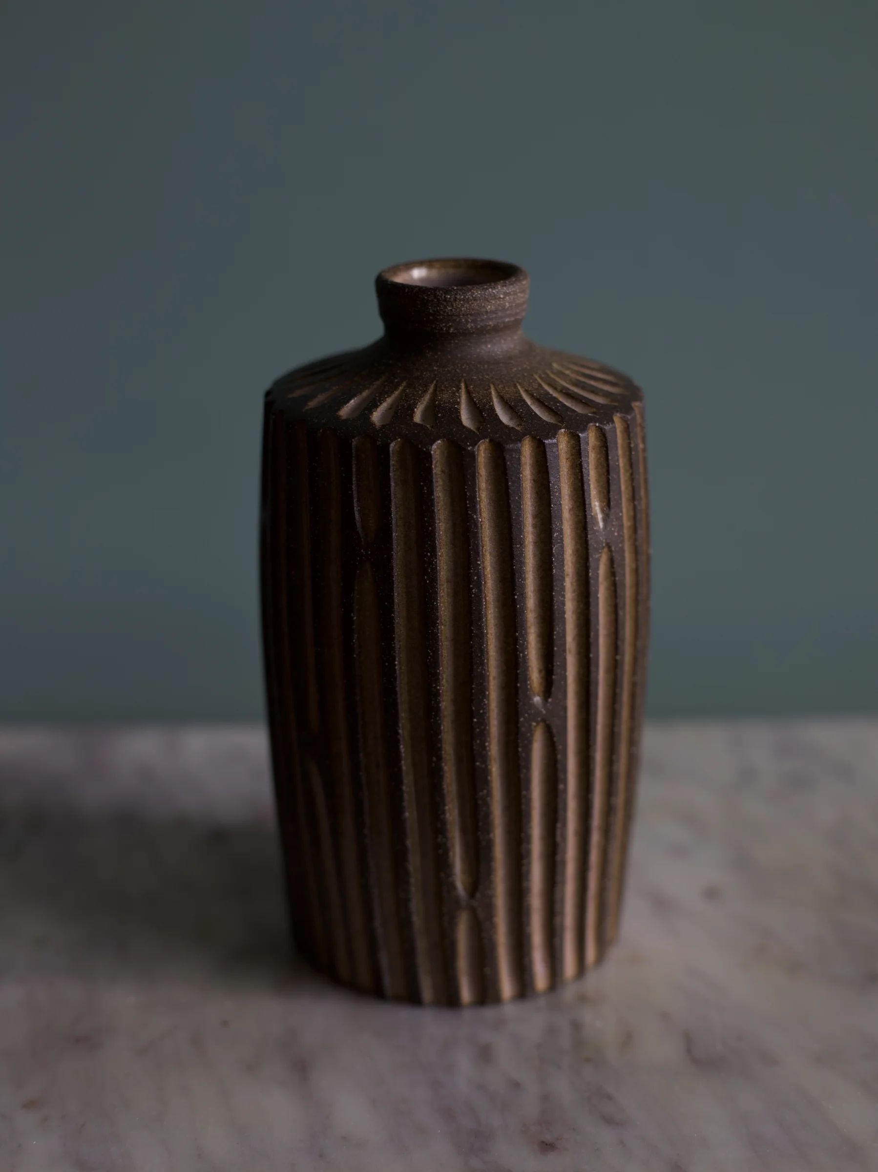 Carved Vertical Vase 6