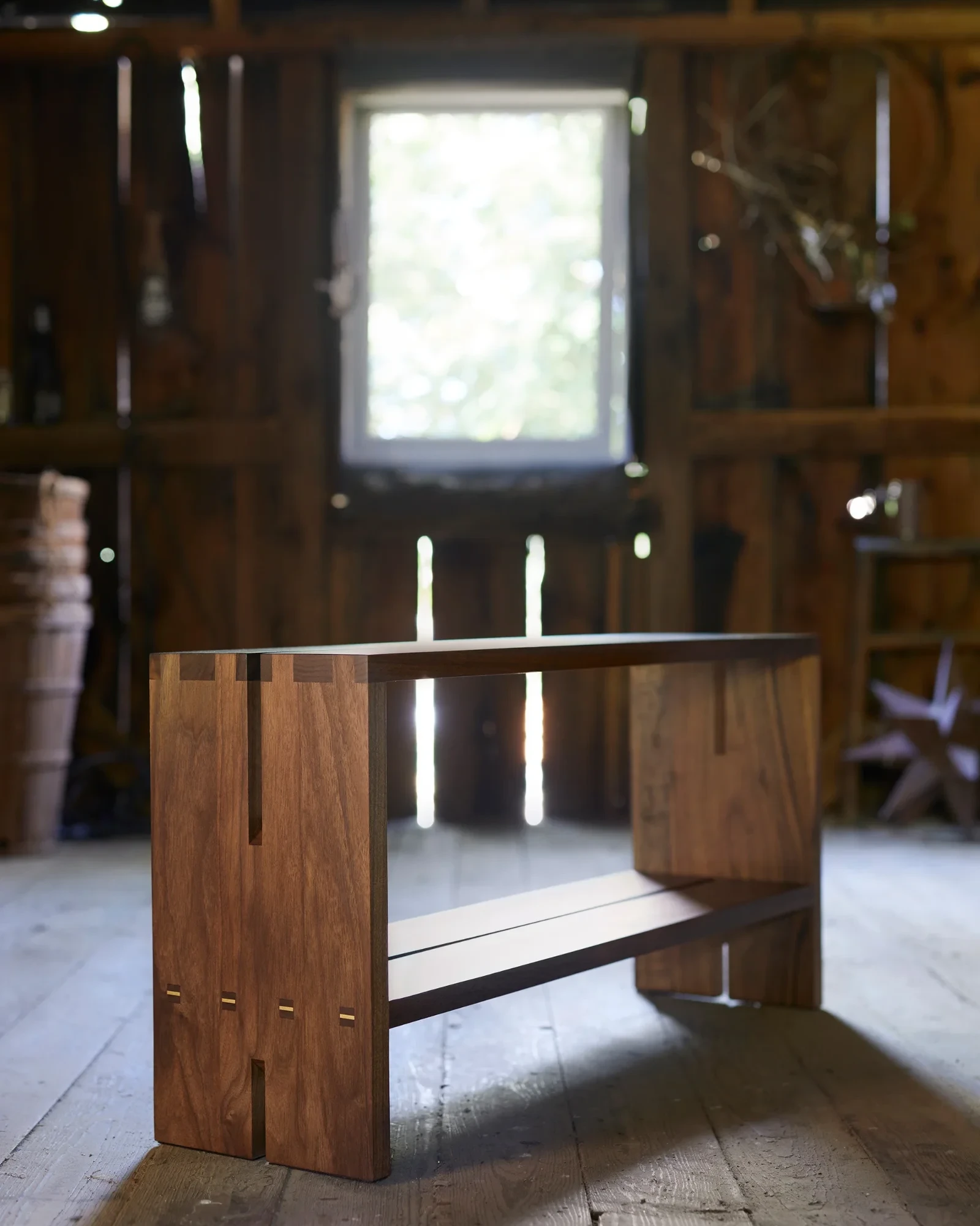 Eleven Bench - Walnut - 36" by Dean Babin Furniture