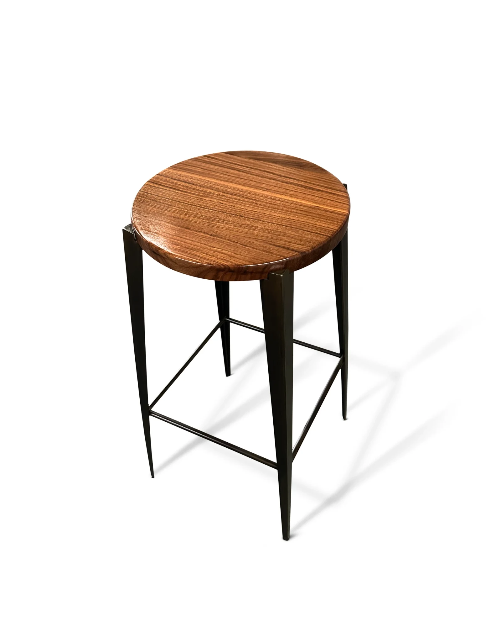 Angle Iron Barstool by Michael Daniel Metal Design