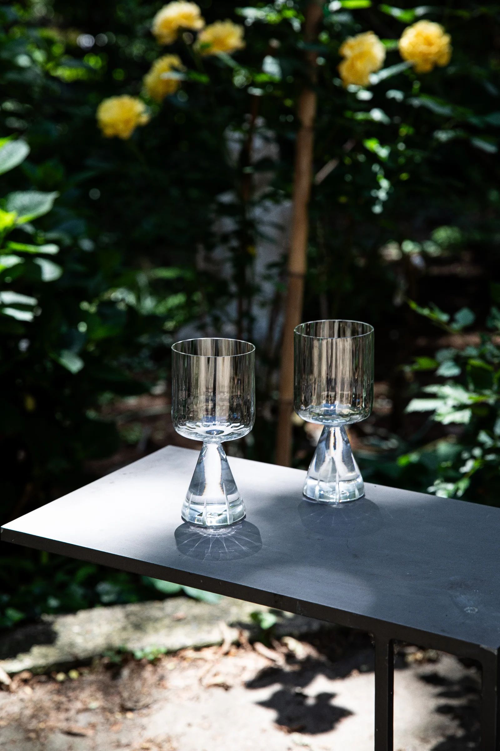 Deco Red Wine Glass (Set of Two) by LE Glassworks