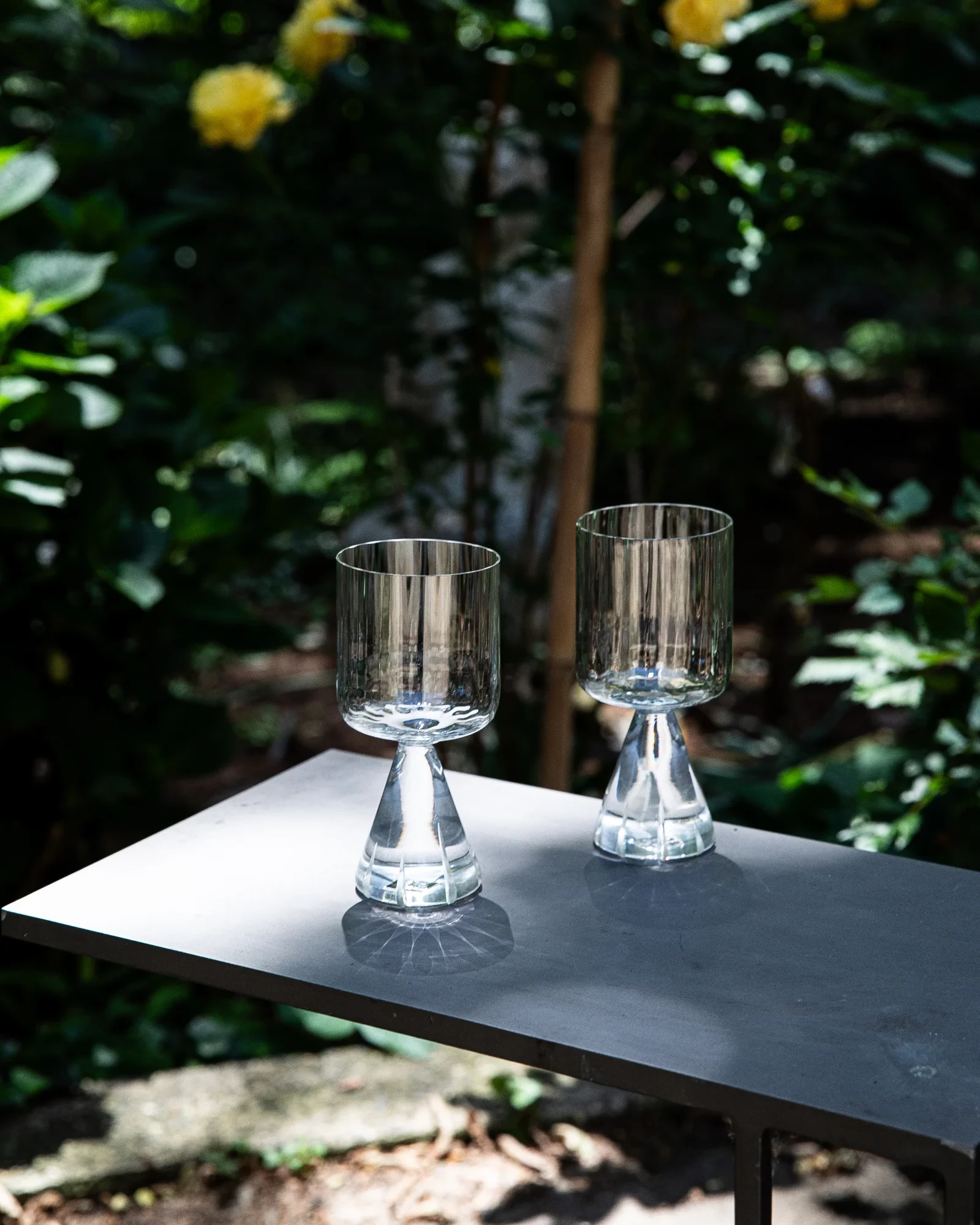 Deco Red Wine Glass (Set of Two) by LE Glassworks