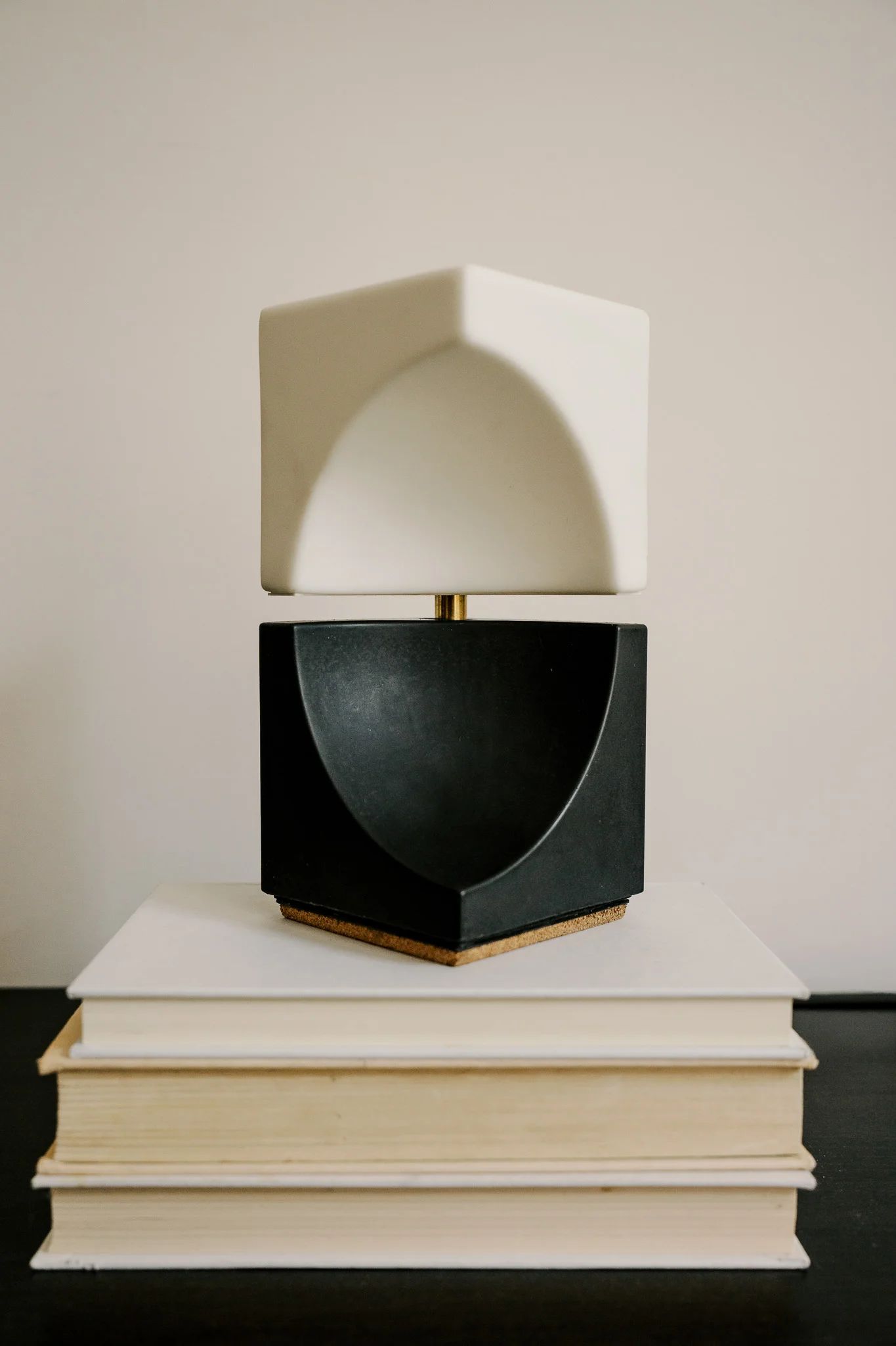 Subtract Bookend in Cast Acrylic  by Lighten Up Lab