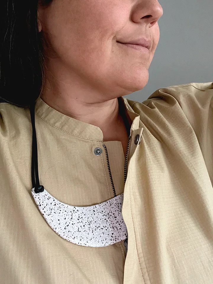 Pepa Gorget Ceramic Statement Necklace 4