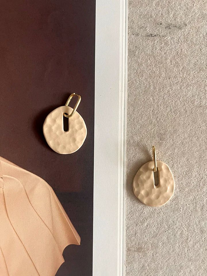 Lunar Link Earrings by Cloud Commons