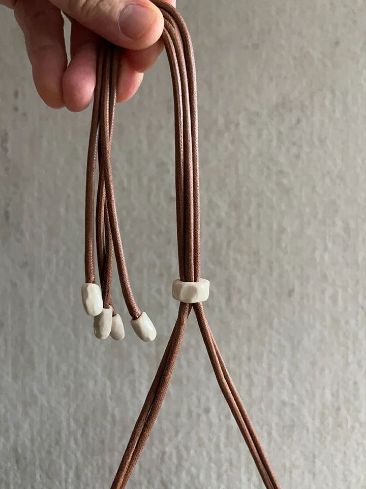 Lunar Gorget Ceramic Statement Necklace 7