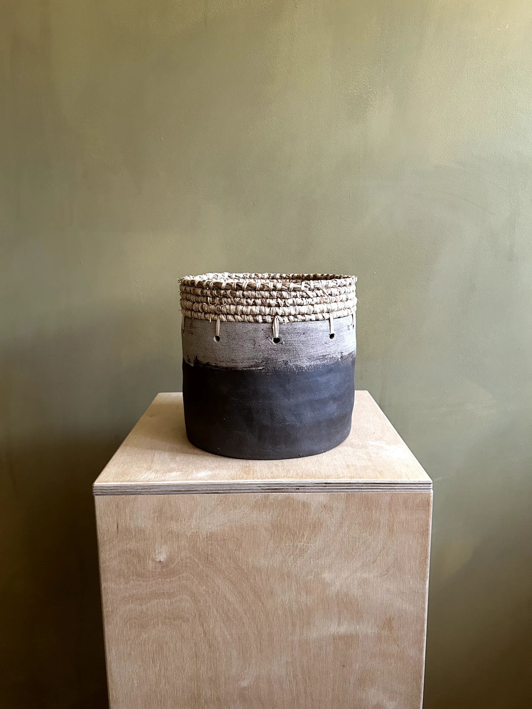 Woven Top Planter by Meltz