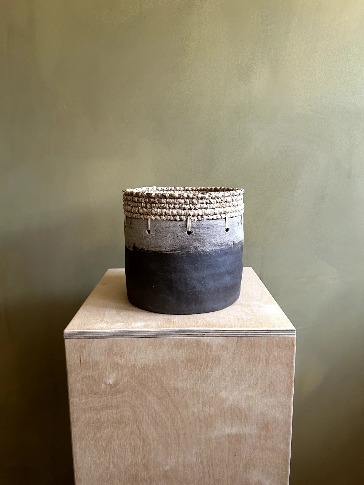 Woven Top Planter by Meltz