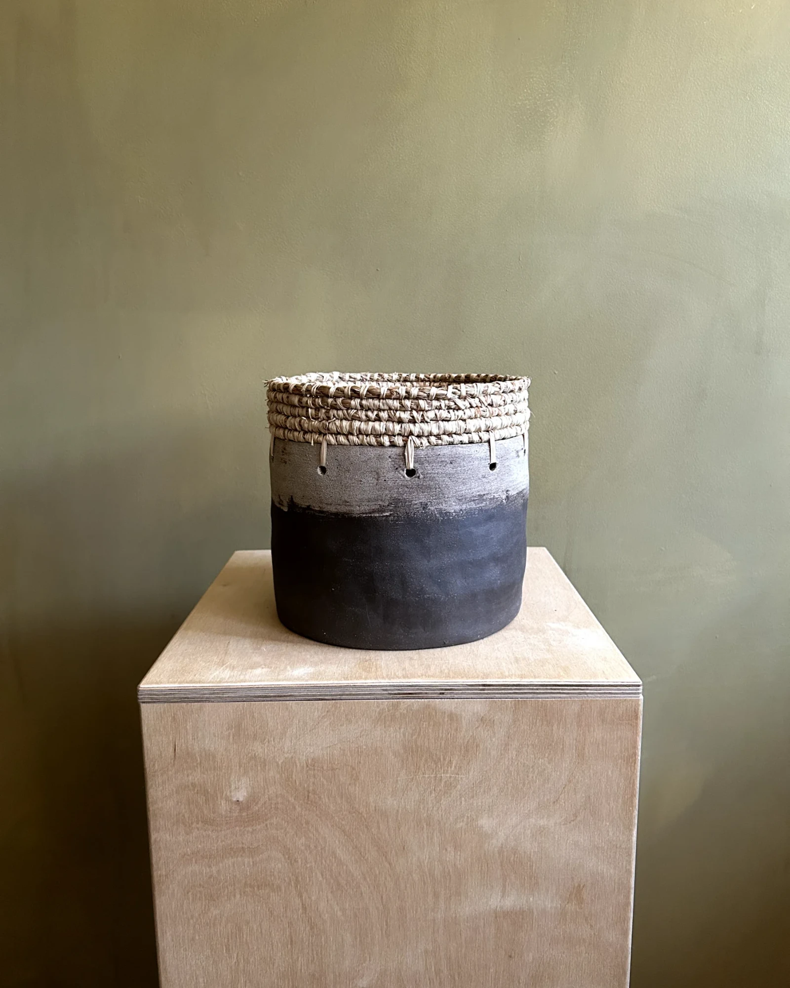 Woven Top Planter by Meltz
