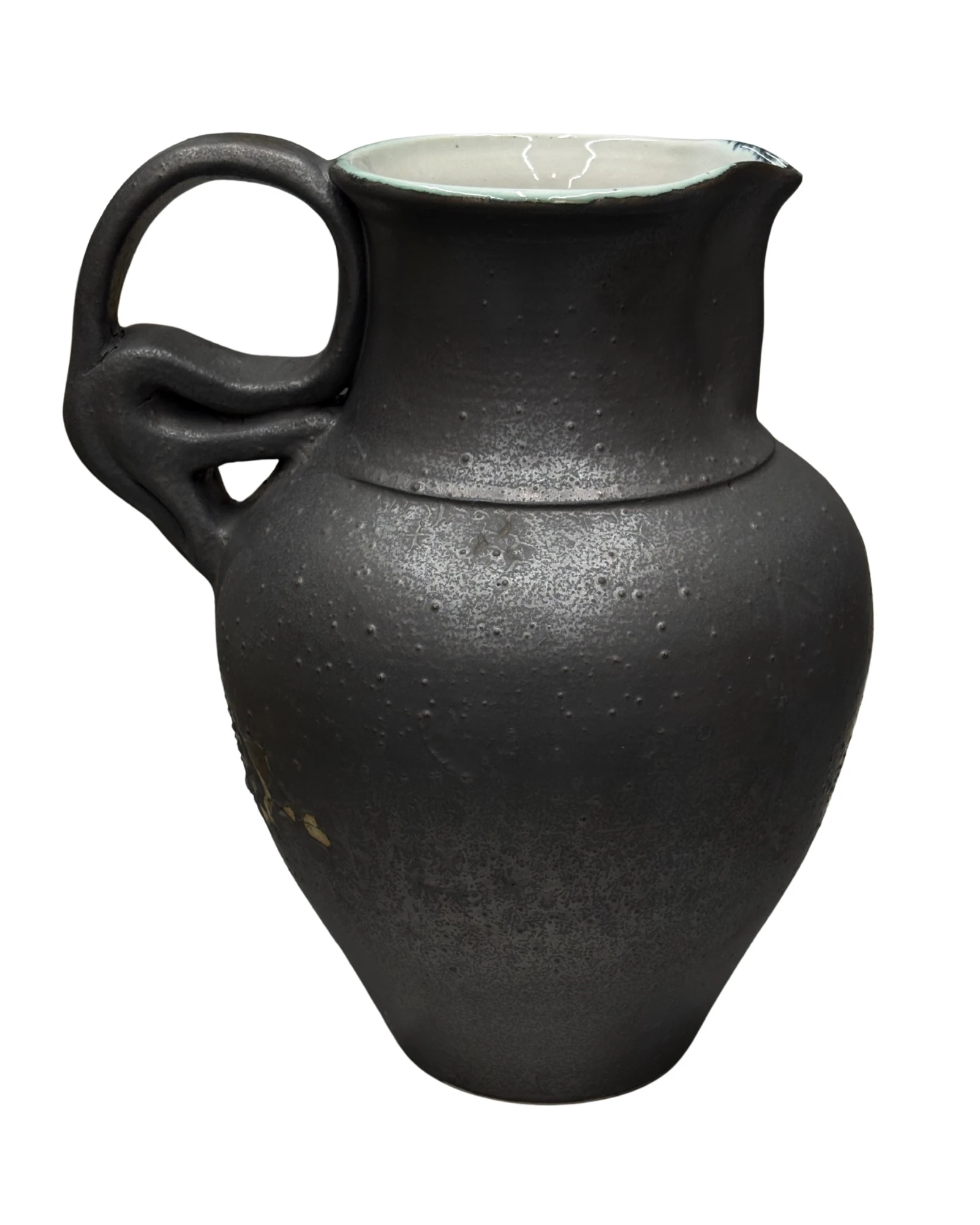 B&W Pitcher by Sol Pottery