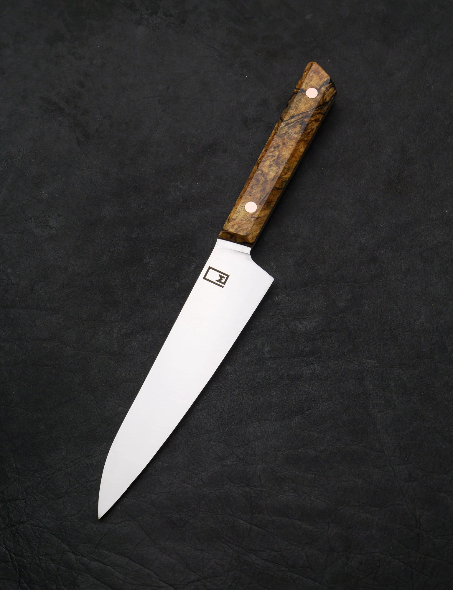 Honesuke – Stainless Steel & Spalted Maple by Monolith Knives