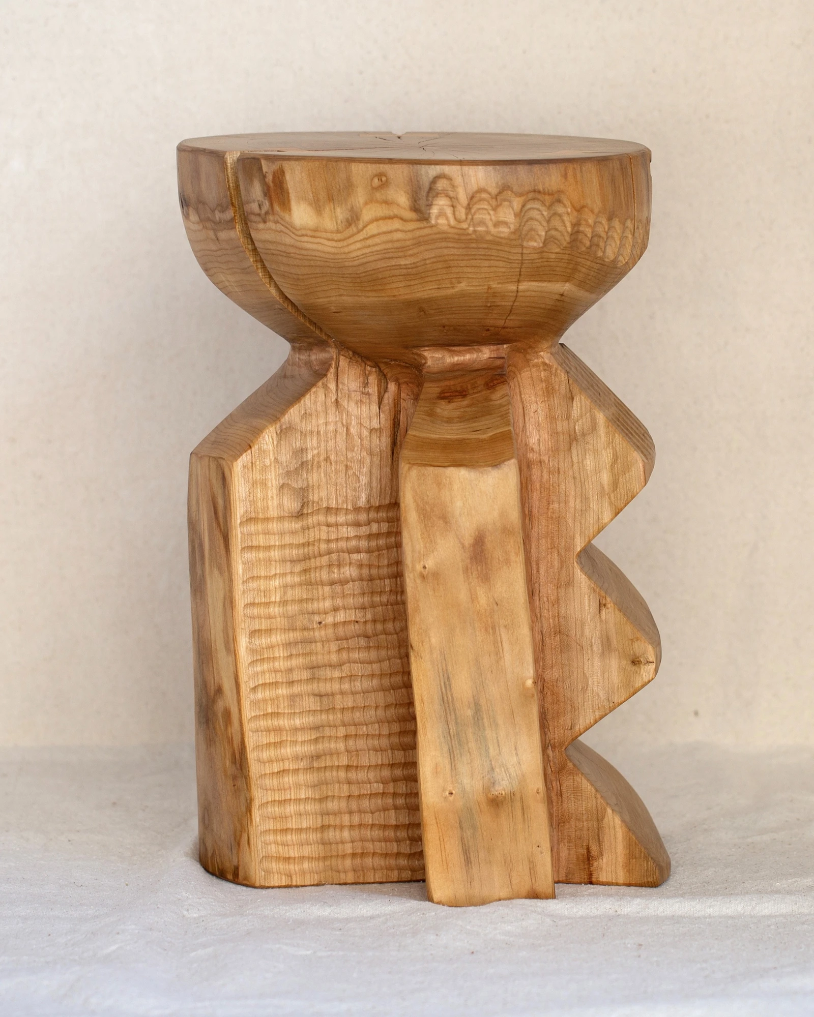 Hogback Cherry Starburst Side Table by Cody Brgant