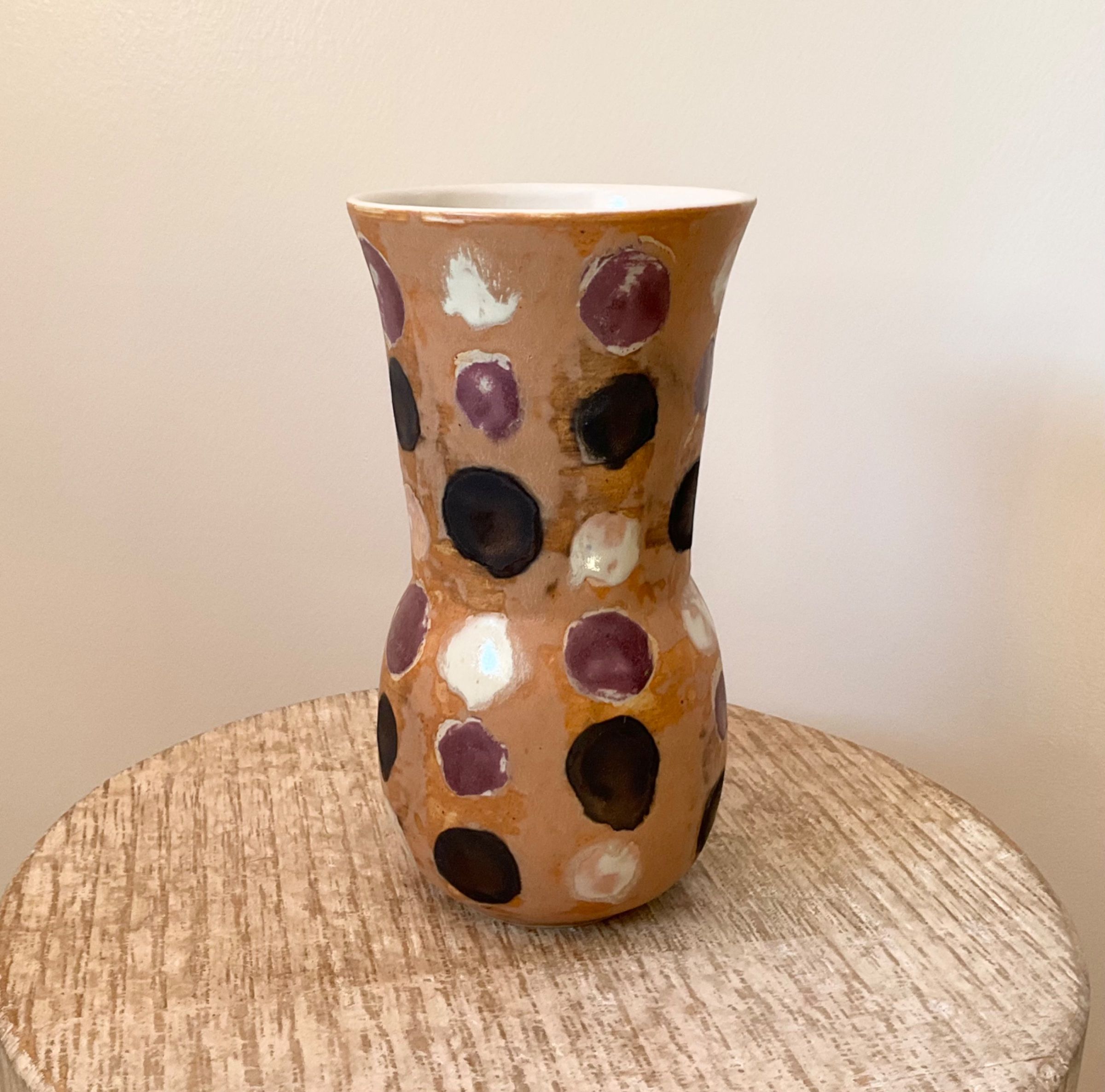 Dot flared vase 2