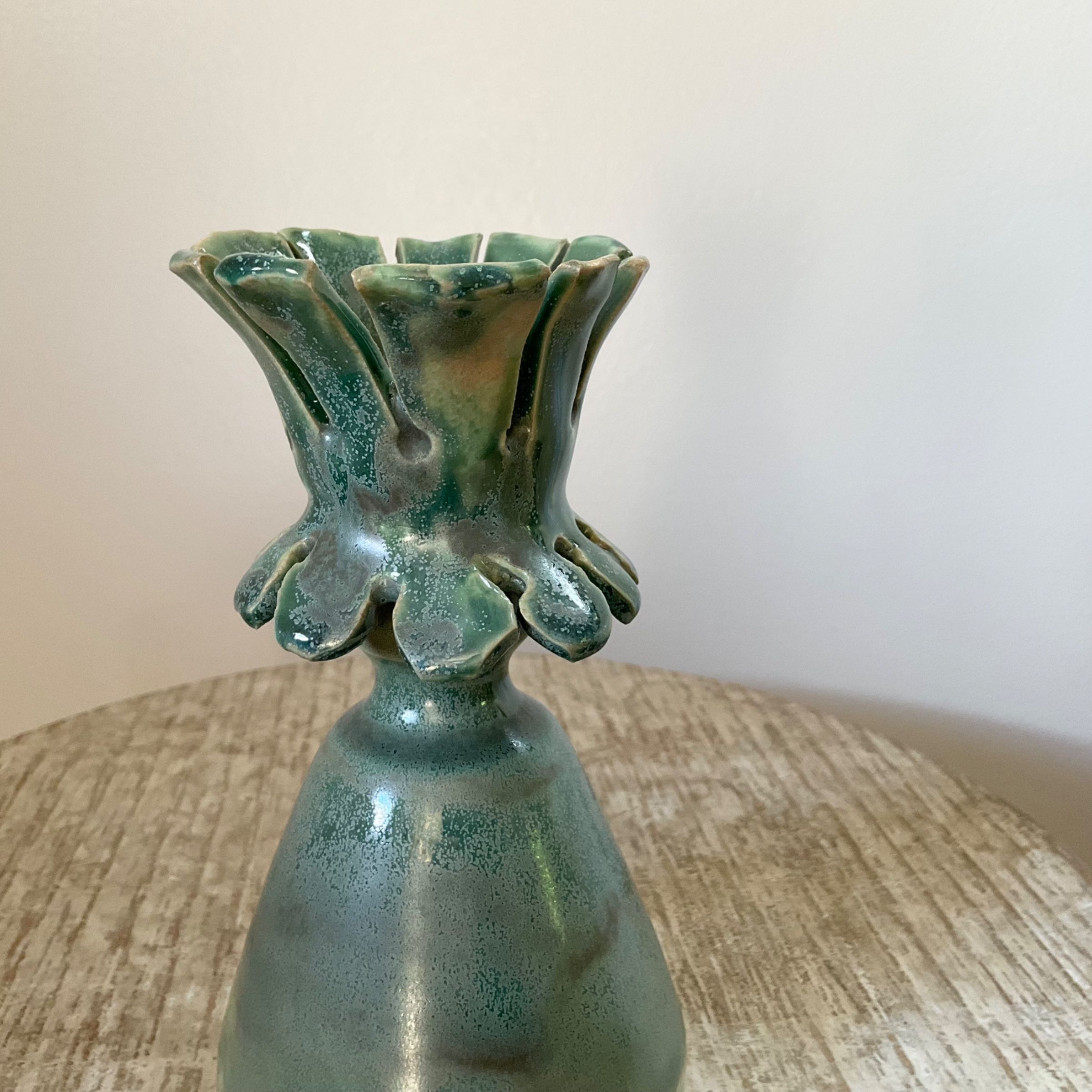 Pair of Floral Candlesticks  4