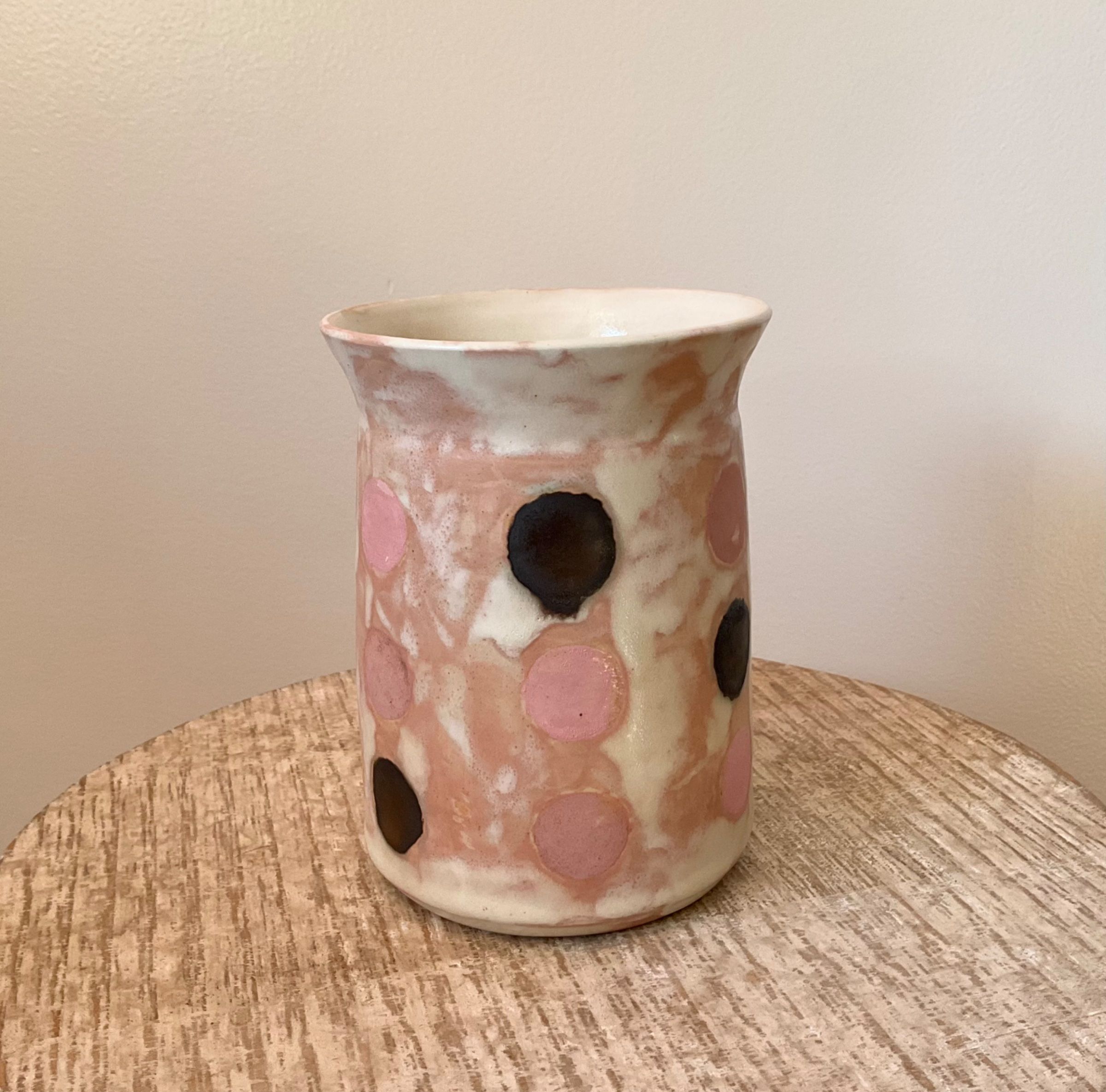 Dot cylinder vase by Singular Creature