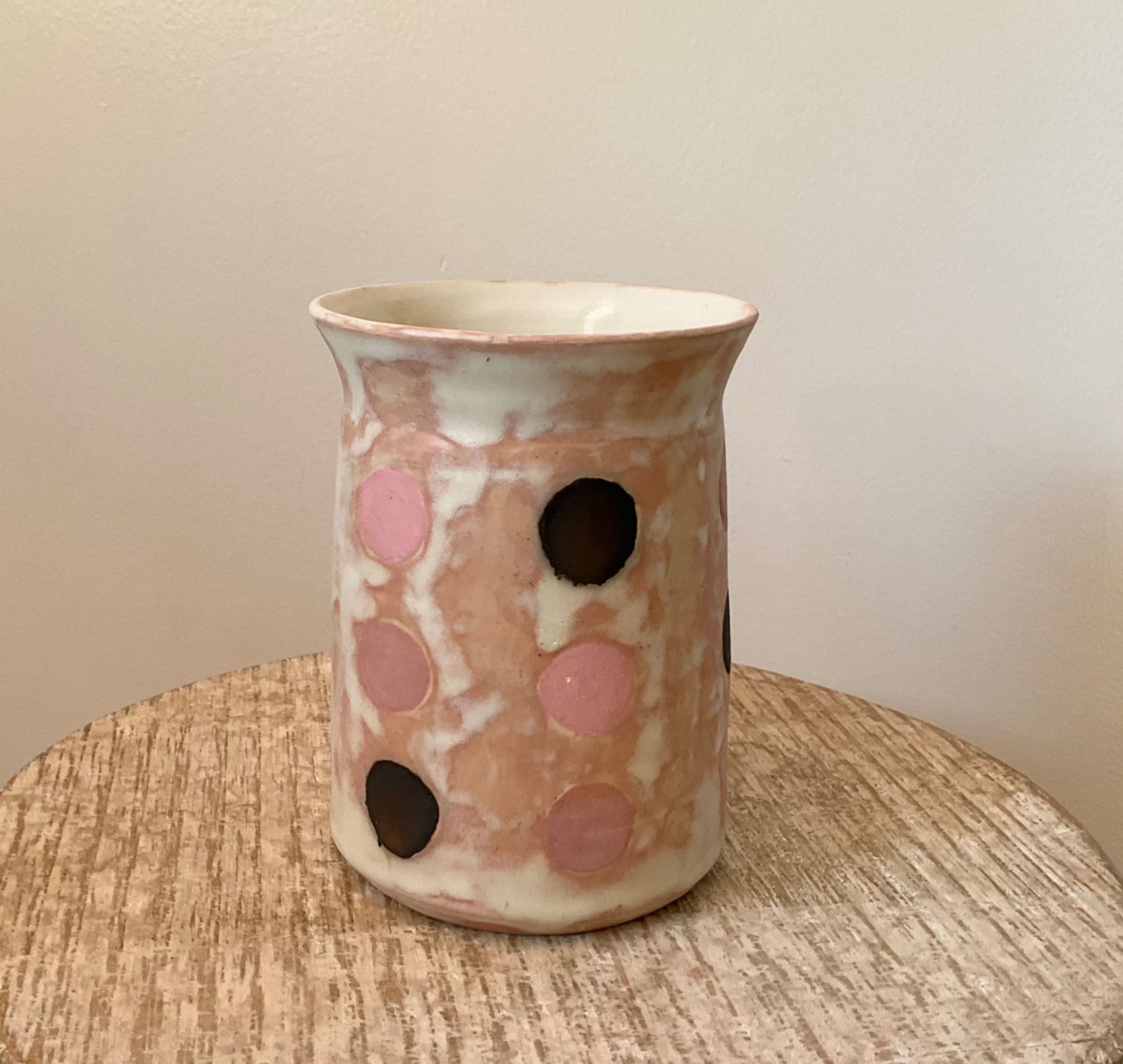 Dot cylinder vase 3