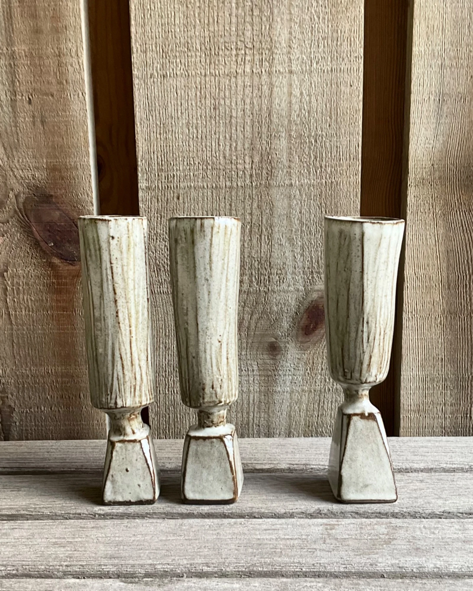 Pyramid base Bud vase by Singular Creature
