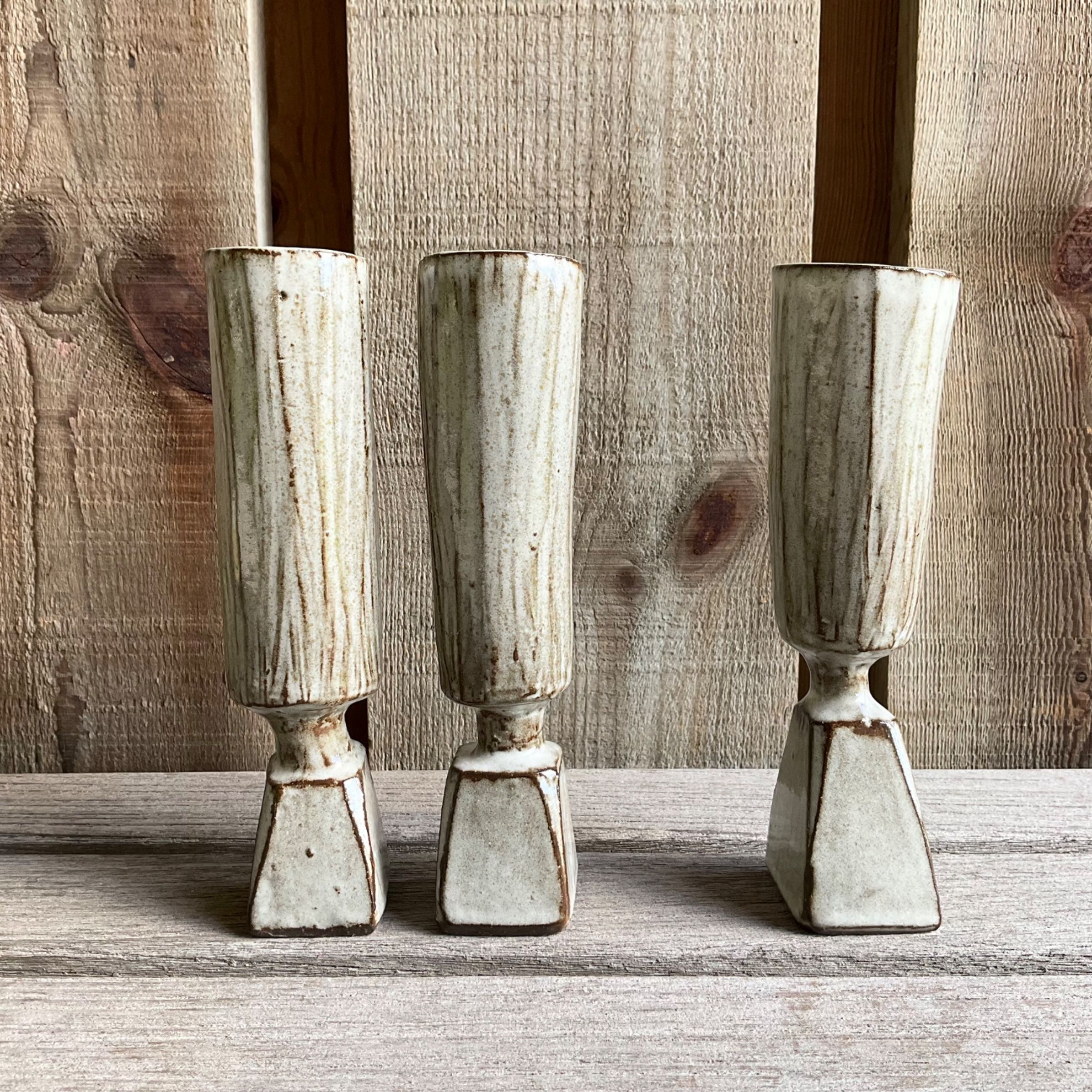 Pyramid base  Bud vase 2
