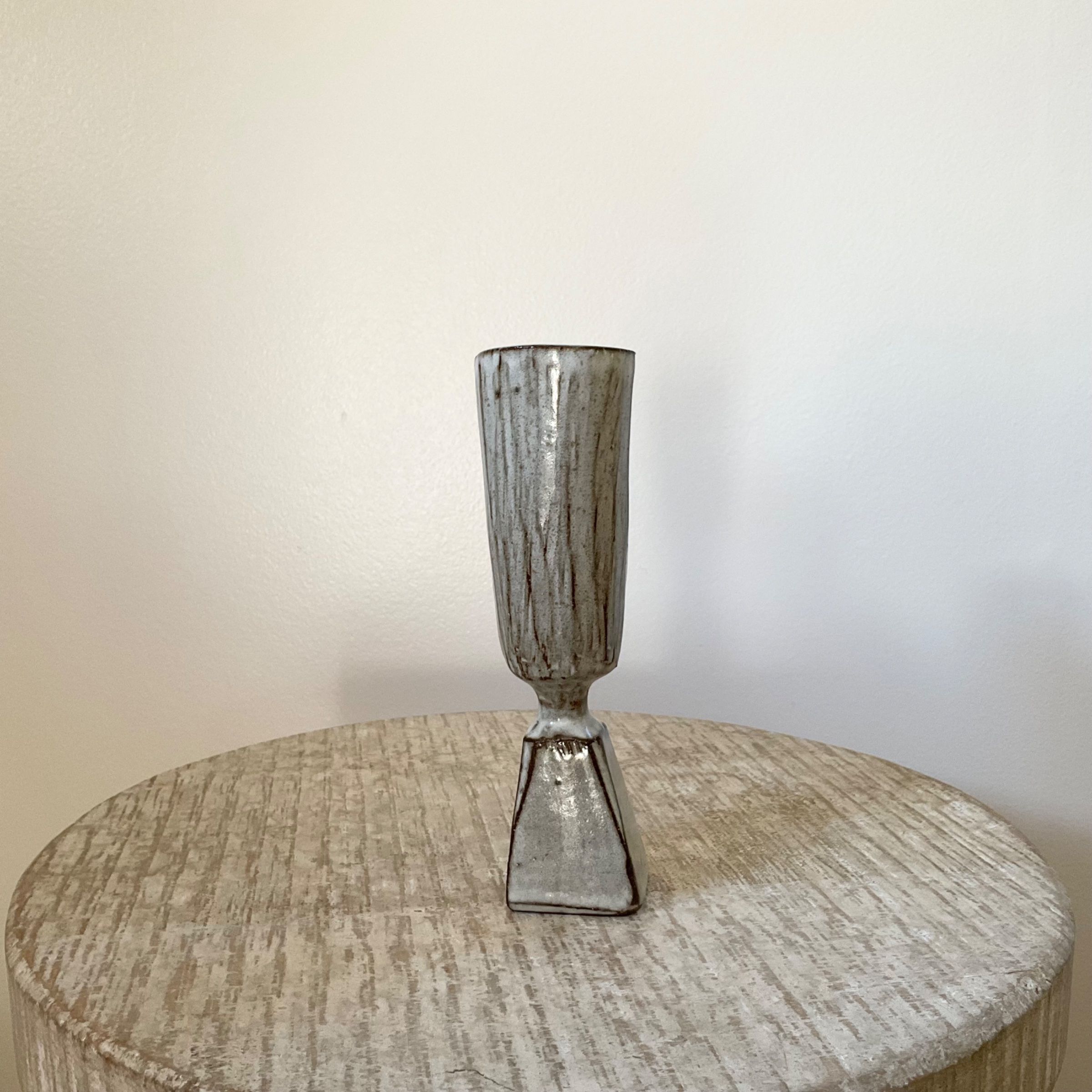 Pyramid base  Bud vase 7