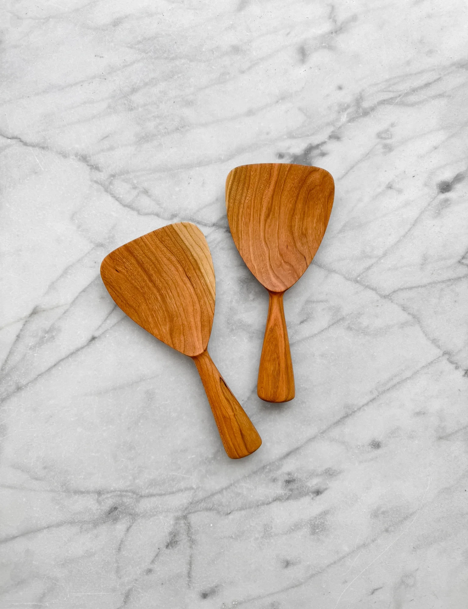 Chunky Salad Set - Cherry Wood by Four Leaf Wood Shop
