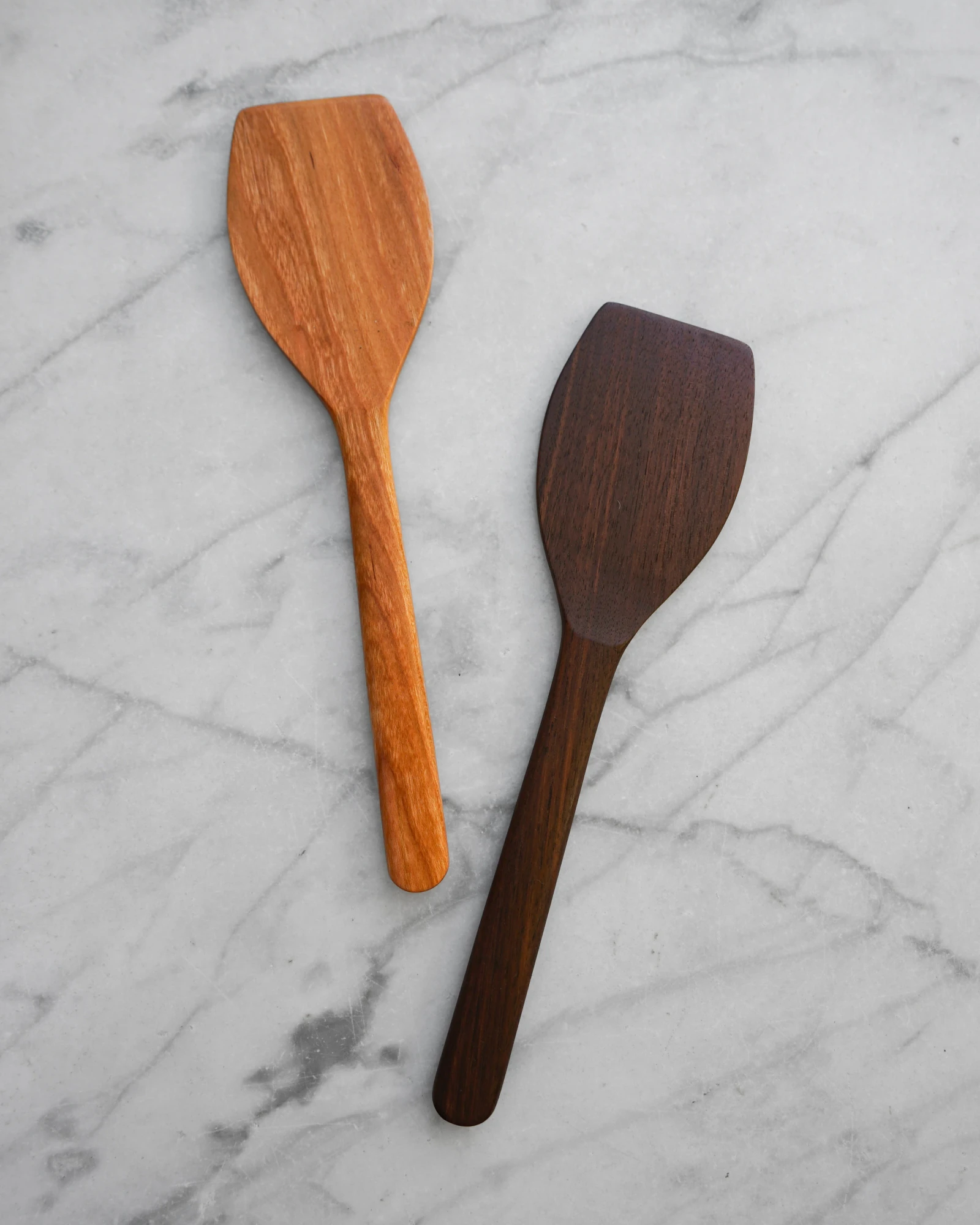 Flat Line - OG Spatula - Walnut or Cherry Wood by Four Leaf Wood Shop