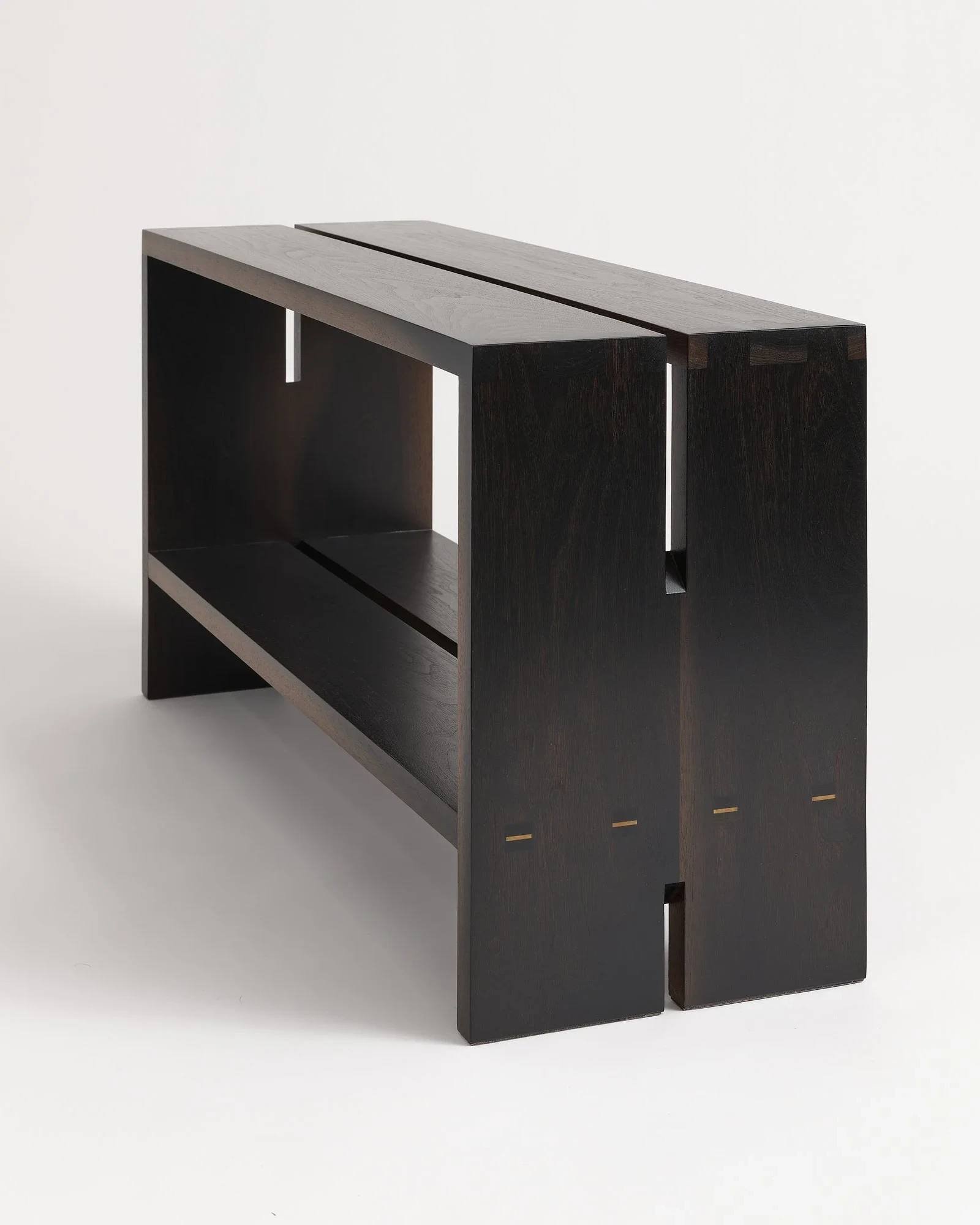 Eleven Bench - Ebonized Walnut - 36" by Dean Babin Furniture