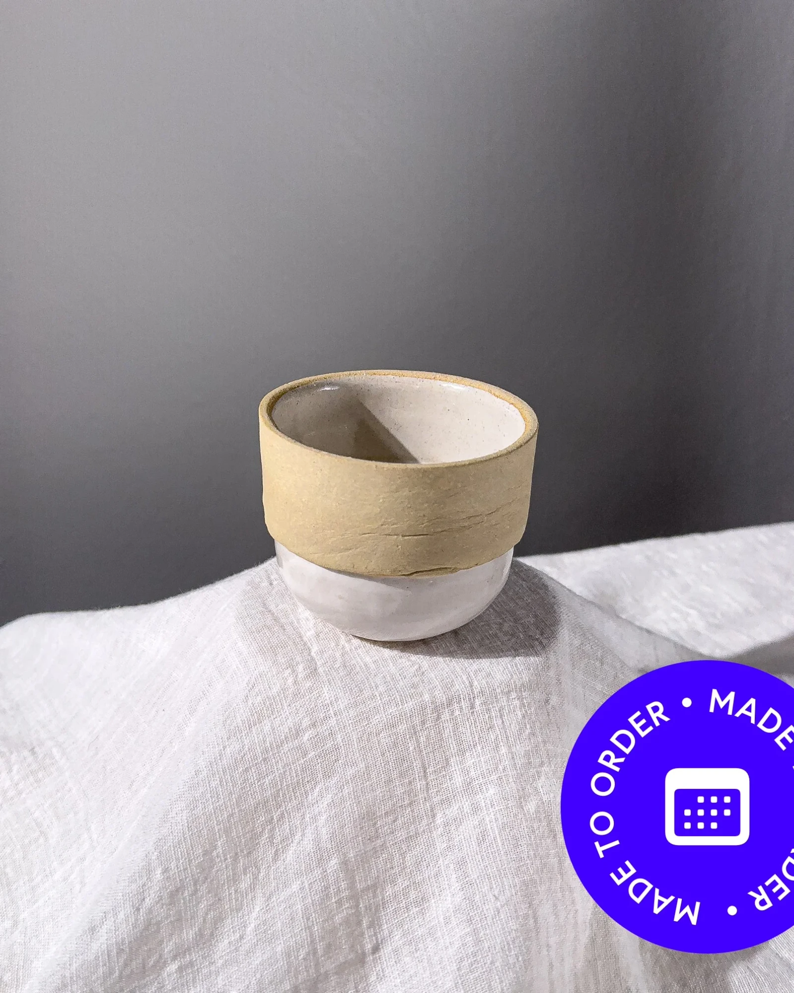 Cappuccino Cup (Made to Order) by DEEP BLACK