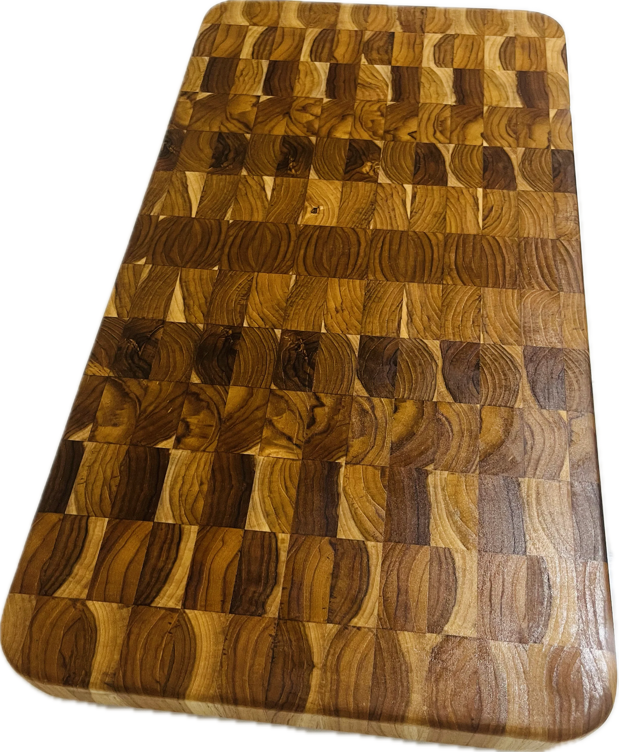 XL Thick Teak End Grain Cutting Board  4