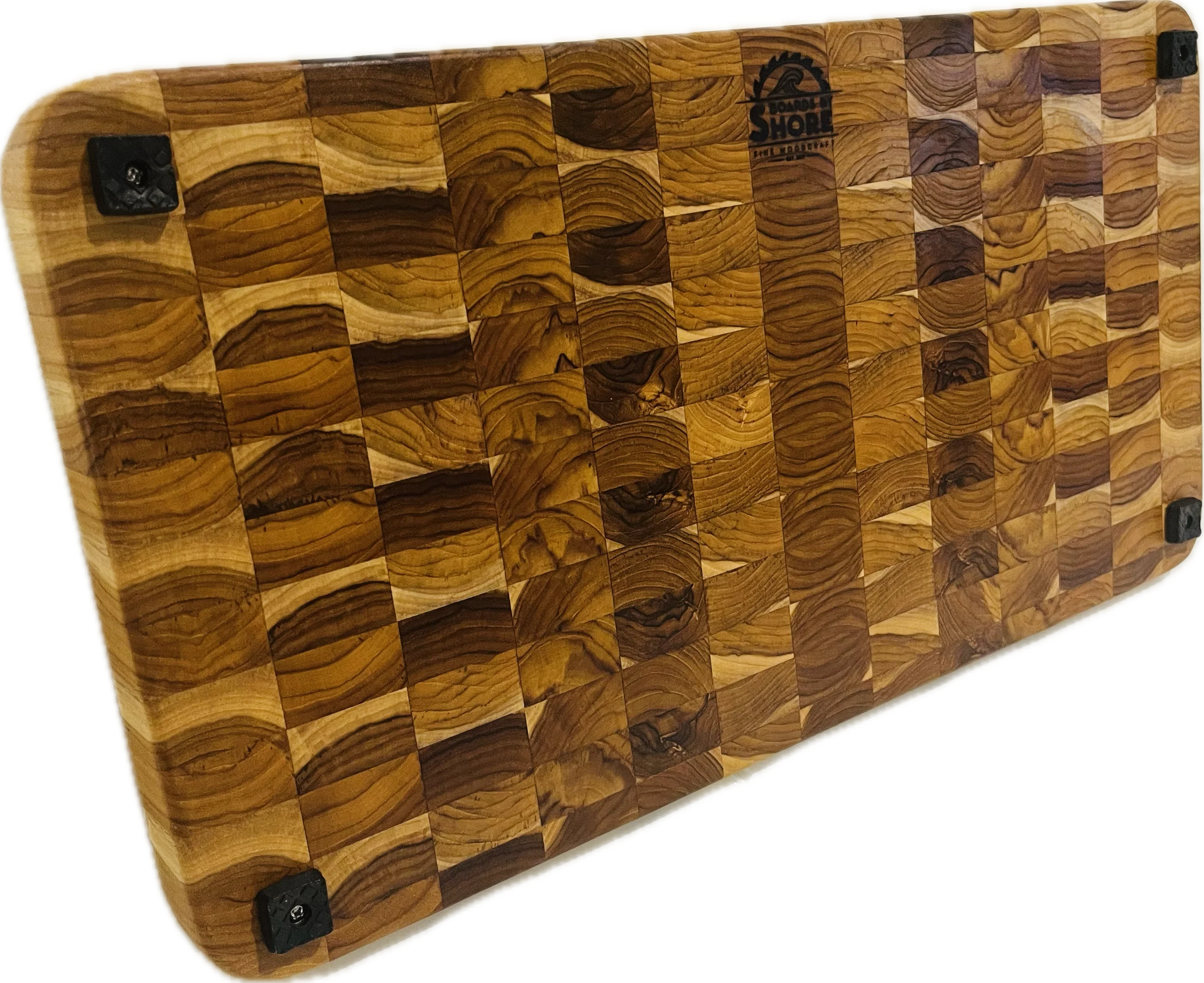 XL Thick Teak End Grain Cutting Board  6