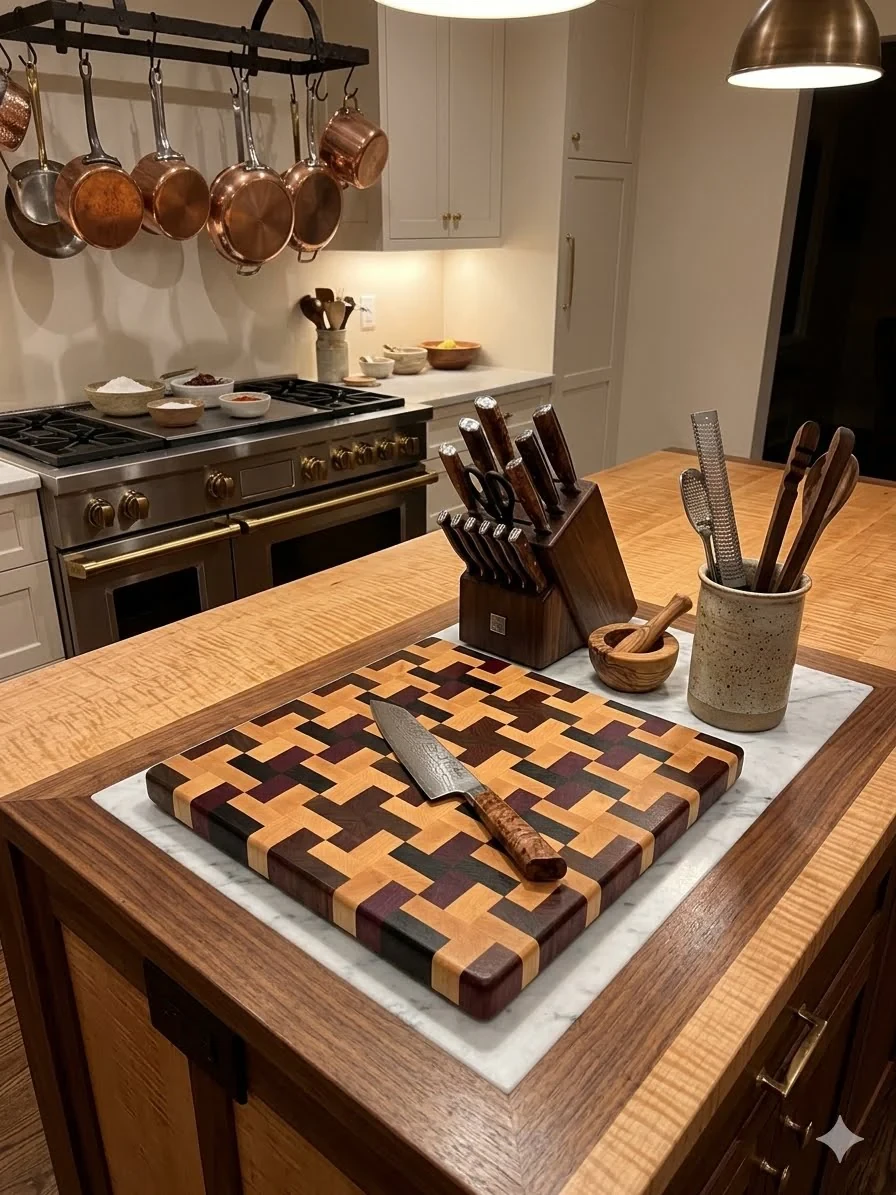 End Grain Tetris Board by Josh Shore / BoardsByShore