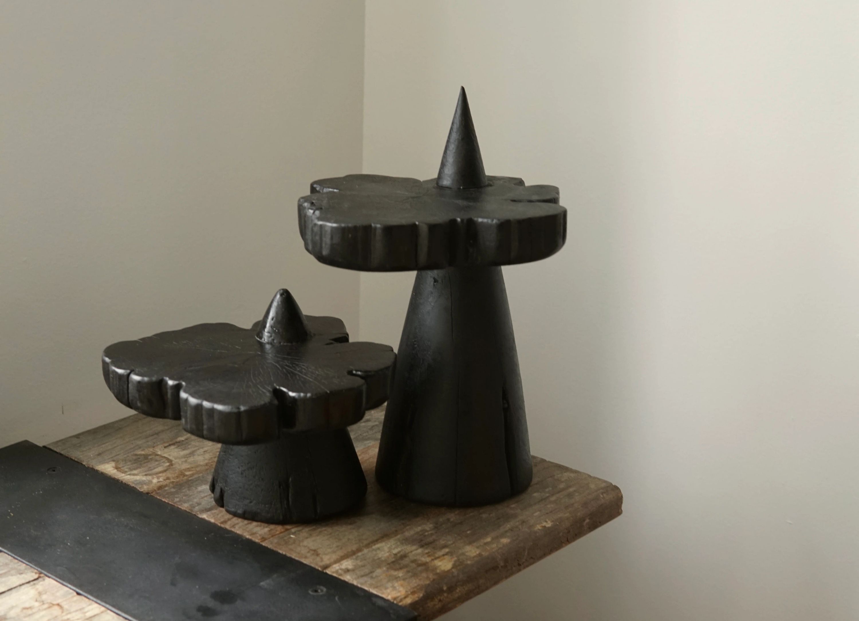 Yakisugi Mountain Peak Serving Pedestals 6