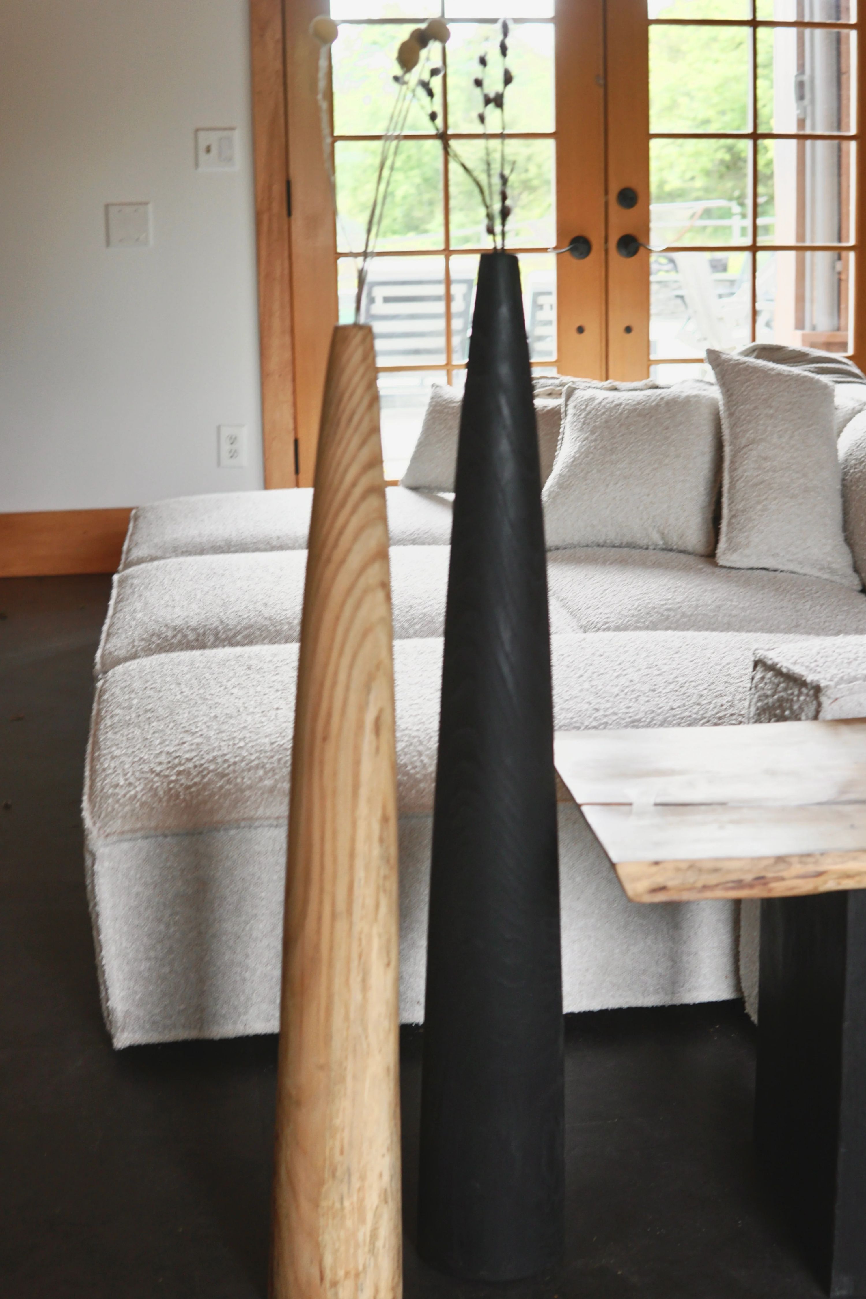 Pair of Stalagmite Bud Vases by Seven Cedars NY