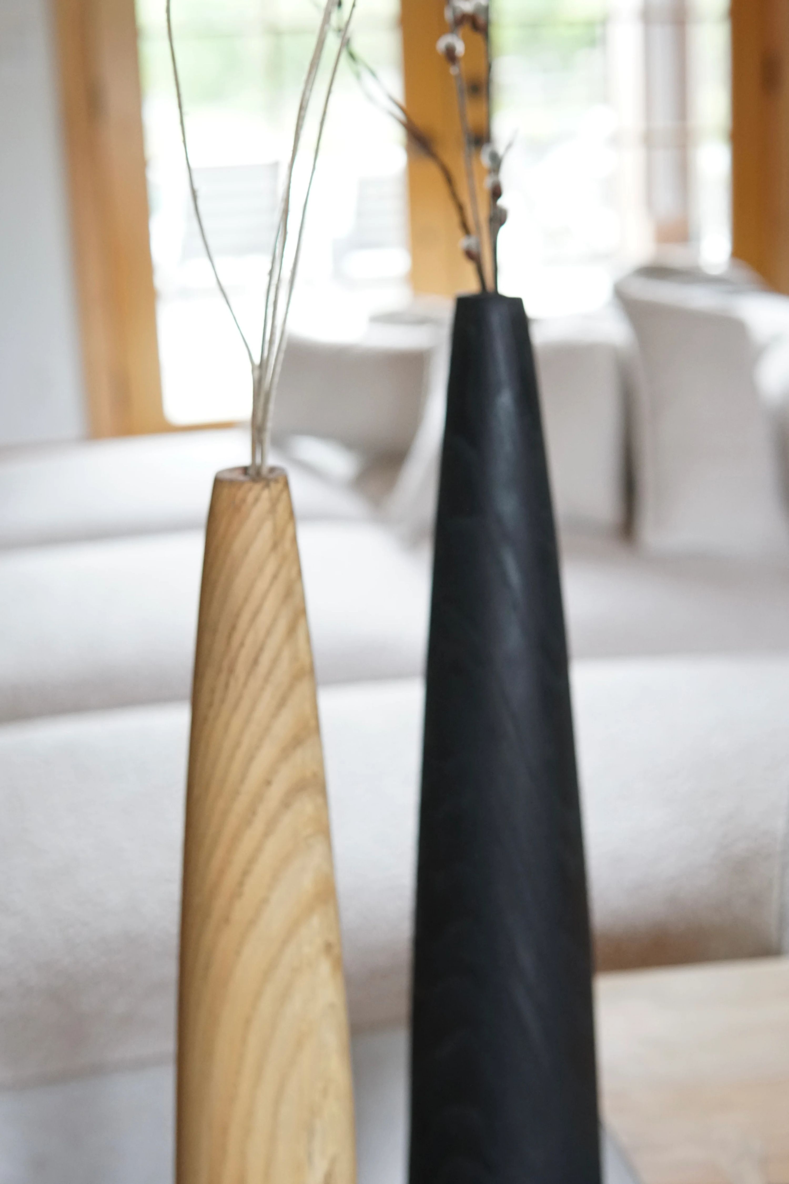 Pair of Stalagmite Bud Vases 3