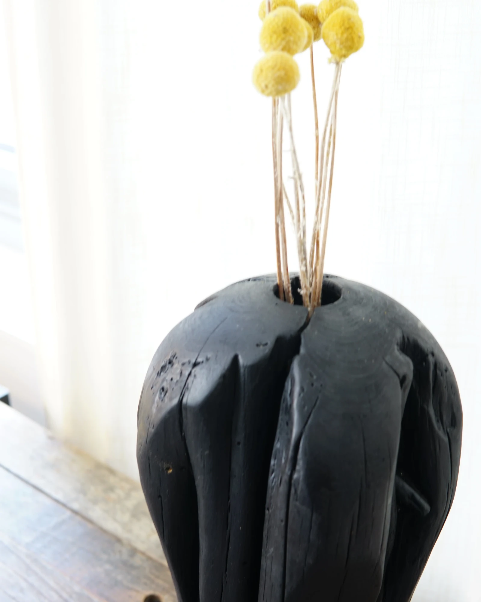 Yakisugi Cedar Vase by Seven Cedars NY
